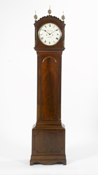 An early 19th century mahogany longcase clock