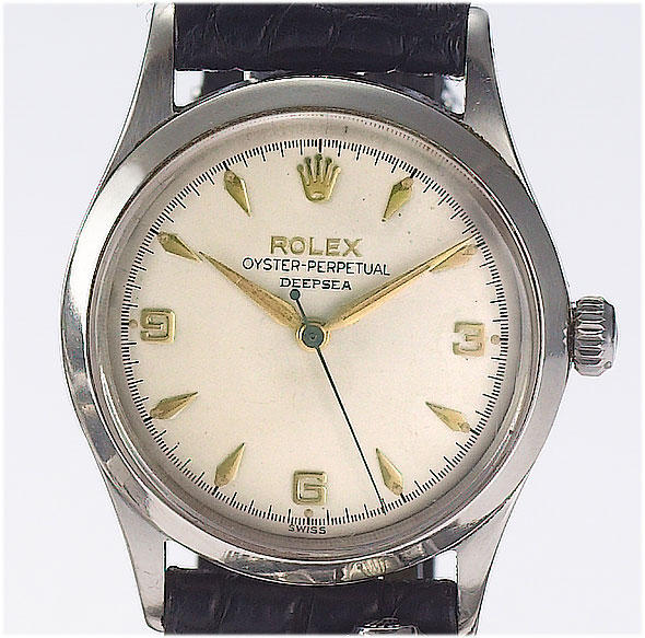 Rolex. A rare stainless automatic centre seconds wristwatch