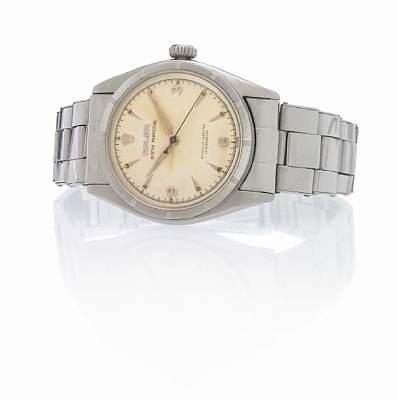 Rolex. A stainless steel self-winding bracelet watch