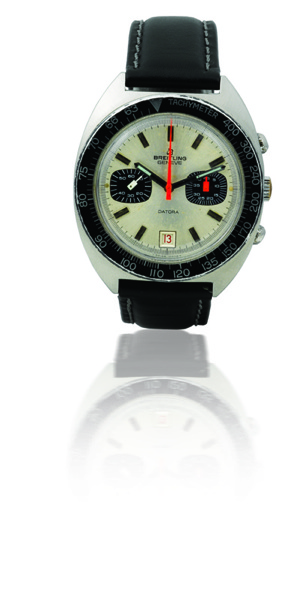 Breitling. A stainless steel chronograph wristwatch with calendar