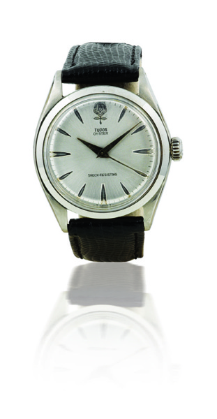 Tudor/Rolex. A stainless steel centre seconds wristwatch