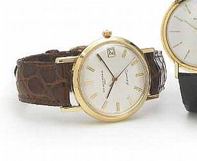 Vacheron Constantin. An 18k gold self-winding calendar wristwatch