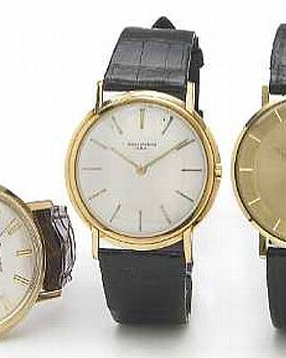 Vacheron Constantin. A slim 18k gold circular cased wristwatch