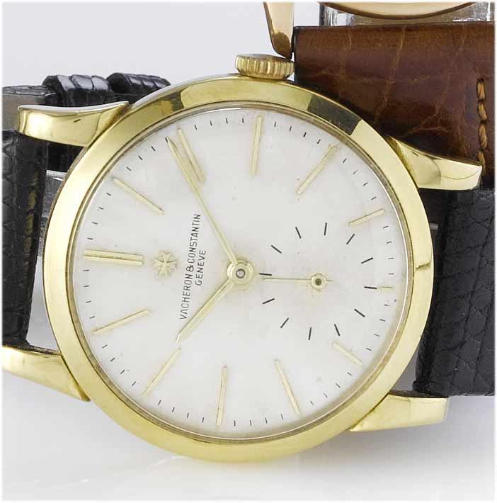 Vacheron Constantin. A fine 18ct gold round case wristwatch