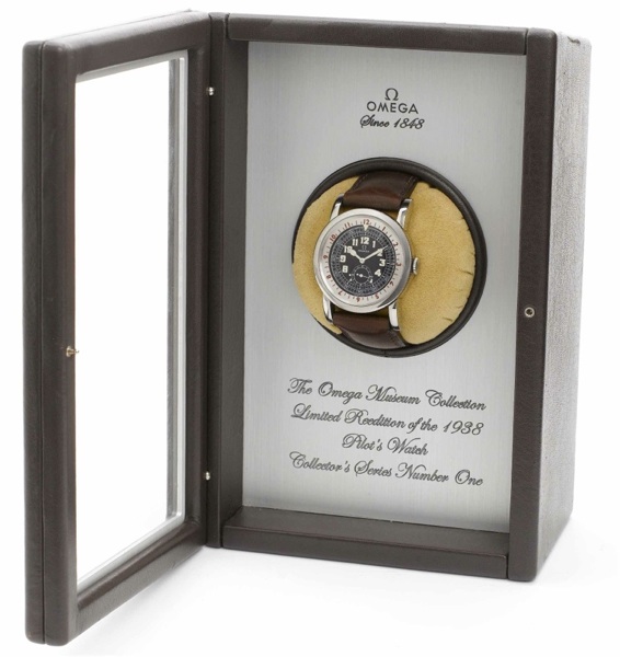Omega. A fine stainless steel pilot