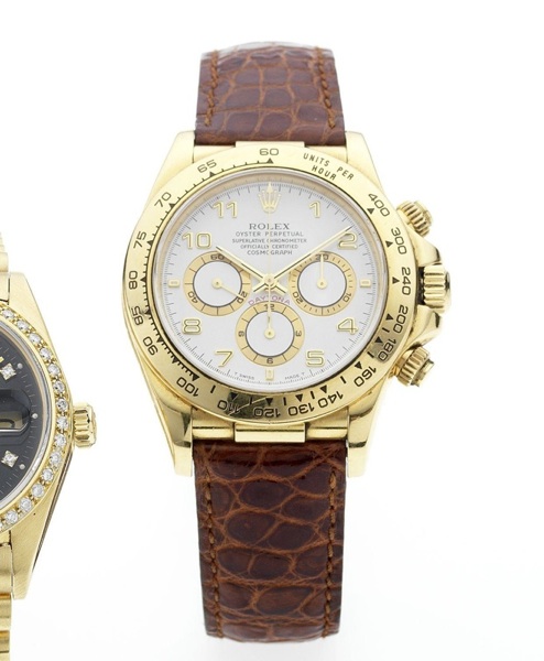 Rolex. A fine 18ct gold automatic chronograph wristwatch