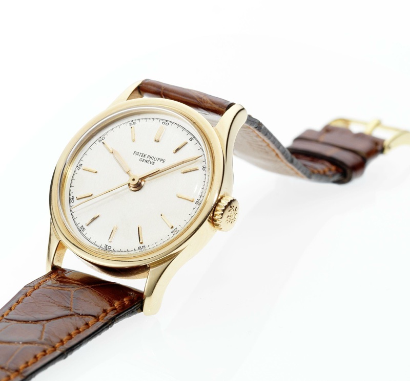 Patek Philippe. A fine 18ct rose gold centre seconds wristwatch