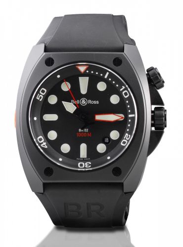 Bell Ross. A fine stainless steel automatic divers watch with inner bezel and calendar