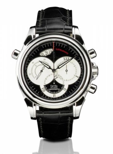 Omega. A fine stainless steel automatic rattrapante chronograph calendar wristwatch