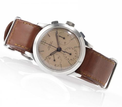 Rolex. A fine and rare stainless steel chronograph wristwatch