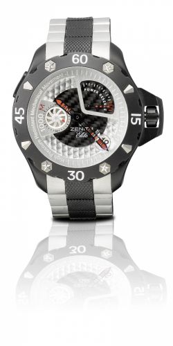 Zenith. A fine titanium automatic divers wristwatch with calendar and power reserve