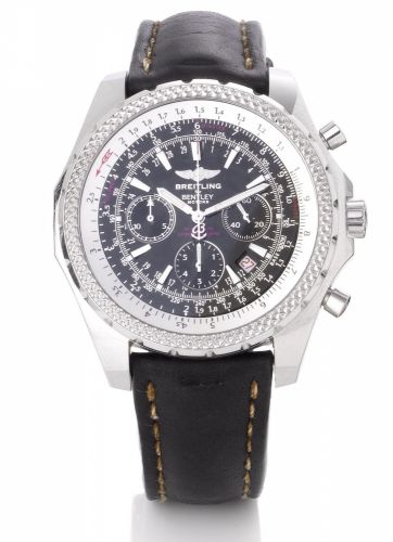 Breitling. A fine stainless steel automatic chronograph wristwatch