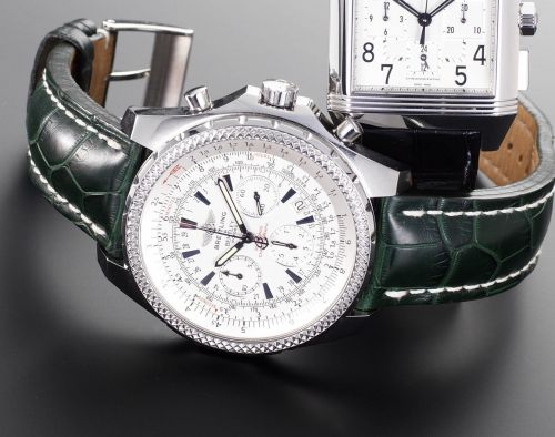 Breitling. A stainless steel automatic chronograph wristwatch