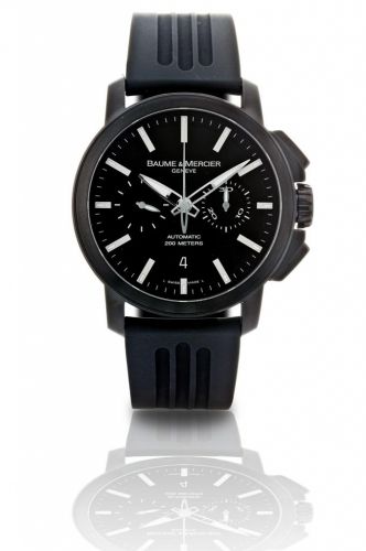 Baume Mercier. A fine PVD stainless steel automatic chronograph with calendar wristwatch