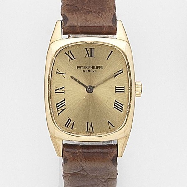 Patek Philippe. A lady's 18ct gold manual wind wristwatch