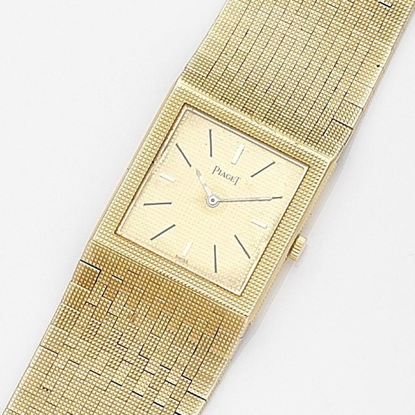 Piaget. An 18ct gold manual wind bracelet watch