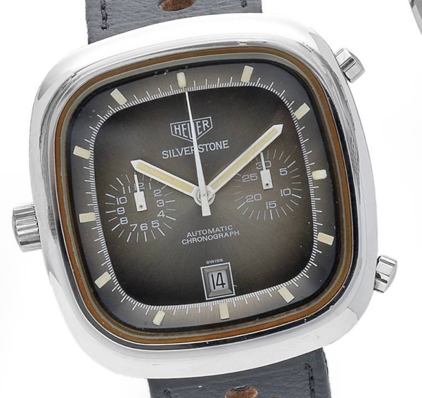 Heuer. A stainless steel automatic calendar chronograph wristwatch