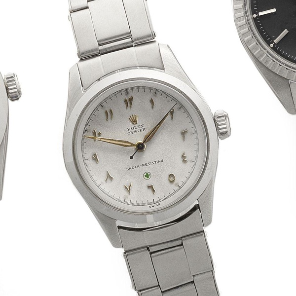 Rolex. An interesting stainless steel manual wind centre seconds bracelet watch