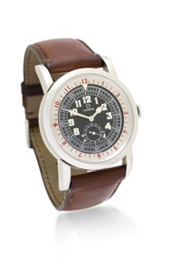 Omega. A stainless steel limited edition automatic pilot's wristwatch