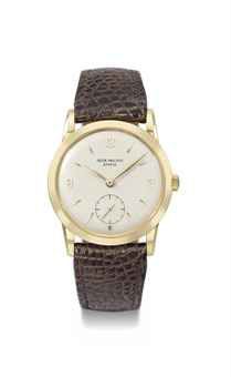 Patek Philippe. A fine and rare 18K gold antimagnetic wristwatch