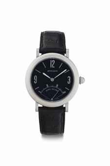Gerald Genta. A Stainless Steel Automatic Wristwatch with Retrograde Seconds