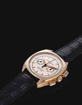 VACHERON CONSTANTIN. A FINE AND VERY RARE 18K GOLD MINUTE REPEATING WRISTWATCH WITH UNIQUE ADDITIONAL ENGRAVED CASE BACK