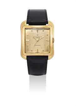 VACHERON CONSTANTIN. A FINE, LARGE AND RARE 18K GOLD AUTOMATIC WRISTWATCH WITH SWEEP CENTRE SECONDS AND CHAMPAGNE DIAL