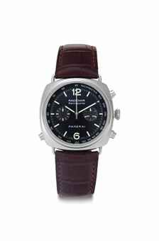 Panerai. A Stainless Steel Automatic Limited Edition Split-Seconds Chronograph Wristwatch