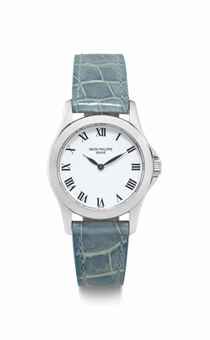 Patek Philippe. A Fine Lady's 18k White Gold Wristwatch