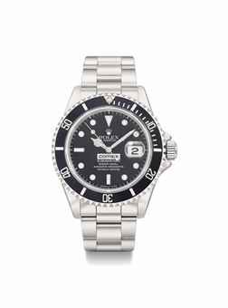 Rolex. A rare stainless steel automatic wristwatch with sweep centre seconds, date and bracelet, made for COMEX