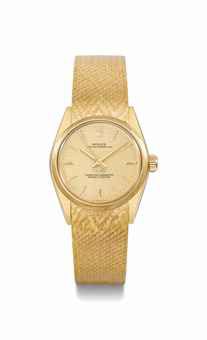 Rolex. A fine, attractive and very rare 18K gold automatic wristwatch with centre seconds and bracelet, made for the His Majesty, the Sultan of Oman Qaboos Bin Said Al Said