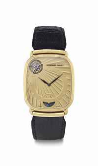 Audemars Piguet. An 18k Gold Automatic Tourbillon Wristwatch
