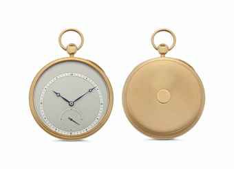 Comor. An 18k Gold Openface Keyless Lever Pocket Watch