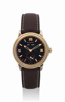 BLANCPAIN. AN 18K PINK GOLD LIMITED EDITION AUTOMATIC TRIPLE CALENDAR WRISTWATCH WITH MOON PHASES