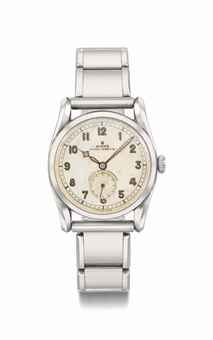 Rolex. A fine and rare stainless steel automatic wristwatch with fancy lugs