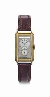 Rolex. An 18k Gold Two-Tone Rectangular-shaped Wristwatch