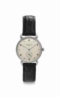Patek Philippe. A Stainless Steel Wristwatch with Teardrop Lugs
