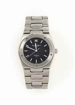 A STAINLESS STEEL 'INGENIEUR' AUTOMATIC WRISTWATCH, BY INTERNATIONAL WATCH CO., SCHAFFHAUSEN