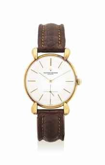 VACHERON CONSTANTIN. A VERY FINE 18K GOLD WRISTWATCH