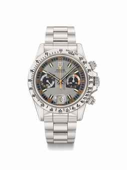 Tudor. A fine and attractive stainless steel chronograph wristwatch with date and bracelet