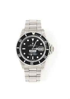 A STAINLESS STEEL AUTOMATIC 'OYSTER PERPETUAL DATE, SUBMARINER' WRISTWATCH, BY ROLEX, REF. 16800. MADE FOR COMEX