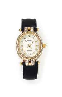 AN 18CT GOLD, DIAMOND AND MOTHER-OF-PEARL 'ANDROMÈDE II' AUTOMATIC WRISTWATCH, BY ROBERGÉ