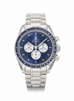 Omega. A Limited Edition Rare and Attractive Stainless Steel Chronograph Wristwatch with Bracelet, Certificate of Authenticity, International Warranty and box, Made to Commemorate Gemini IV Mission 40th Anniversary First Space Walk