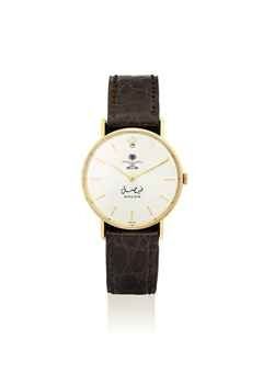 ROLEX. A RARE AND UNUSUAL 18K GOLD WRISTWATCH, MADE FOR THE LATE KING FAISAL IBN ABDUL AZIZ AL SAUD