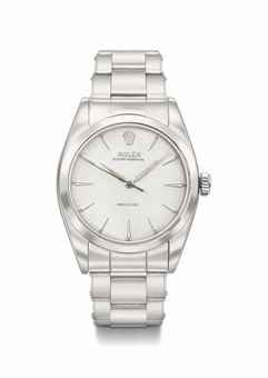 Rolex. A stainless steel automatic wristwatch with sweep centre seconds and bracelet
