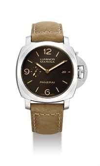 PANERAI. AN ATTRACTIVE STAINLESS STEEL SPECIAL EDITION CUSHION-SHAPED AUTOMATIC WRISTWATCH WITH DATE, MADE TO COMMEMORATE THE REOPENING OF OFFICINE PANERAI'S BOUTIQUE AT CANTON ROAD IN HONG KONG IN 2015