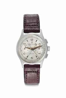 Breitling. A Fine Stainless Steel Split-Seconds Chronograph Wristwatch