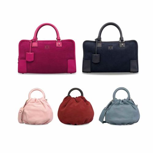 FIVE HANDBAGS