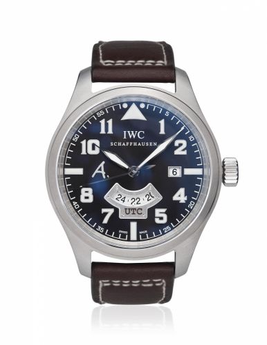 IWC, LIMITED EDITION DUAL TIME WRISTWATCH SAINT EXUPERY, REF. 3261