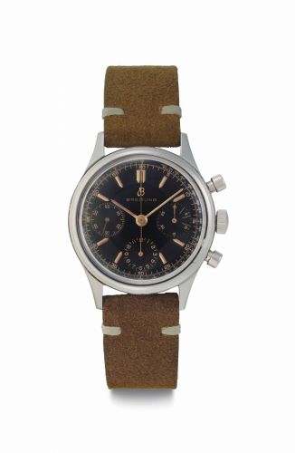 Breitling. A Fine Stainless Steel Chronograph Wristwatch